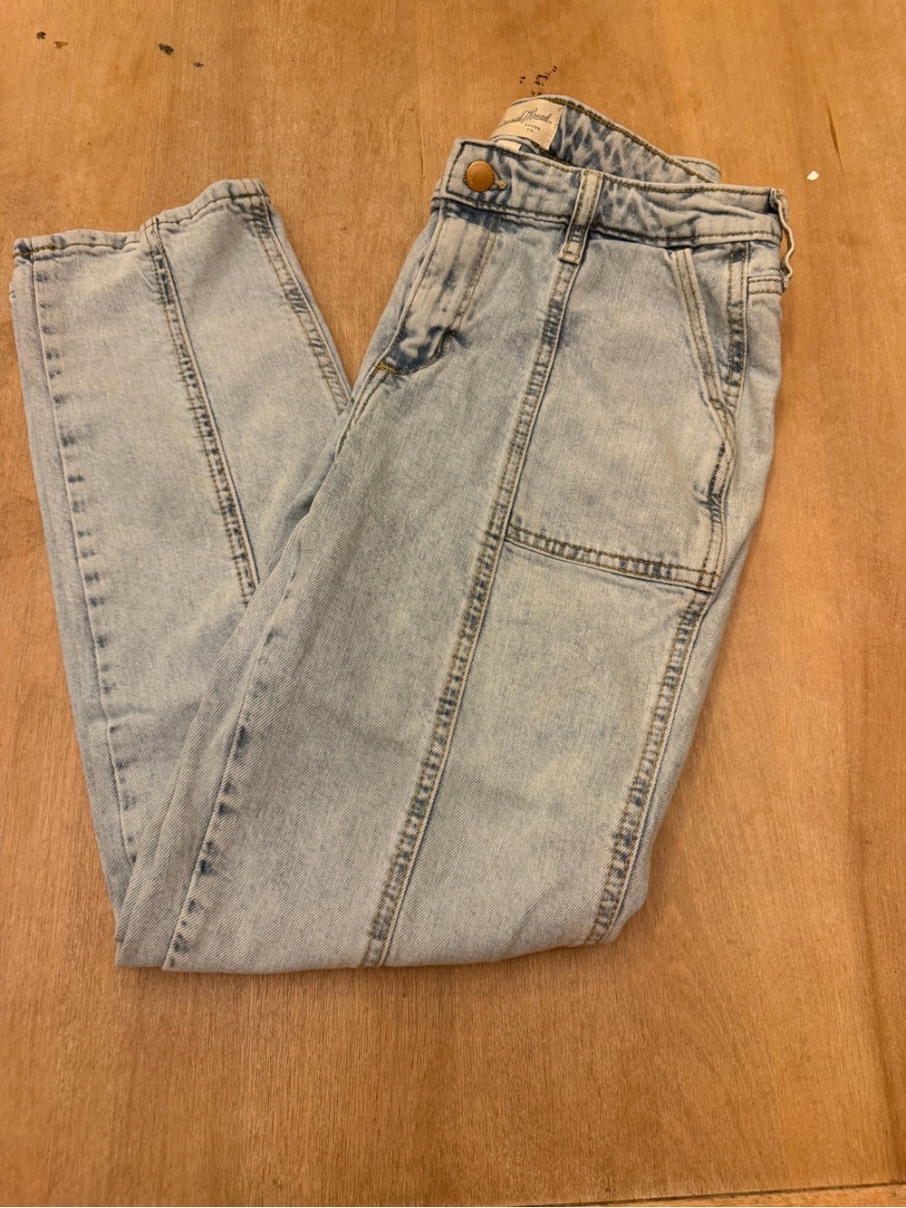 Universal Thread Light Blue High-Rise Boyfriend Jeans